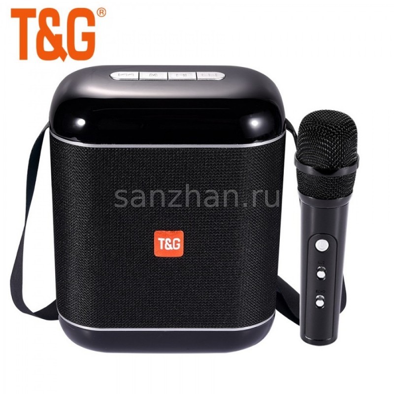 Беспроводная стерео караоке система T&G TG523K с микрофоном