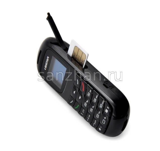 Мини-телефон 1SIM -гарнитура BM70 черный