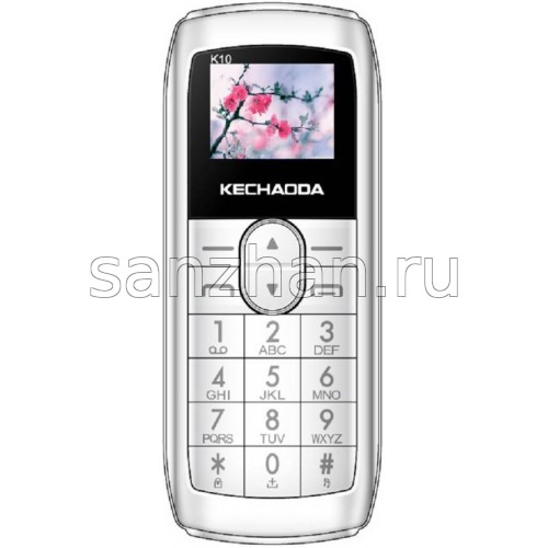 Мини телефон-гарнитура KECHAODA K10 с функцией изменения голоса (Белый)