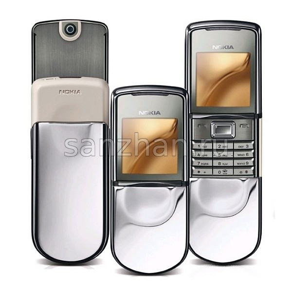Мобильный телефон Nokia 8800 Sirocco Edition Silver REF