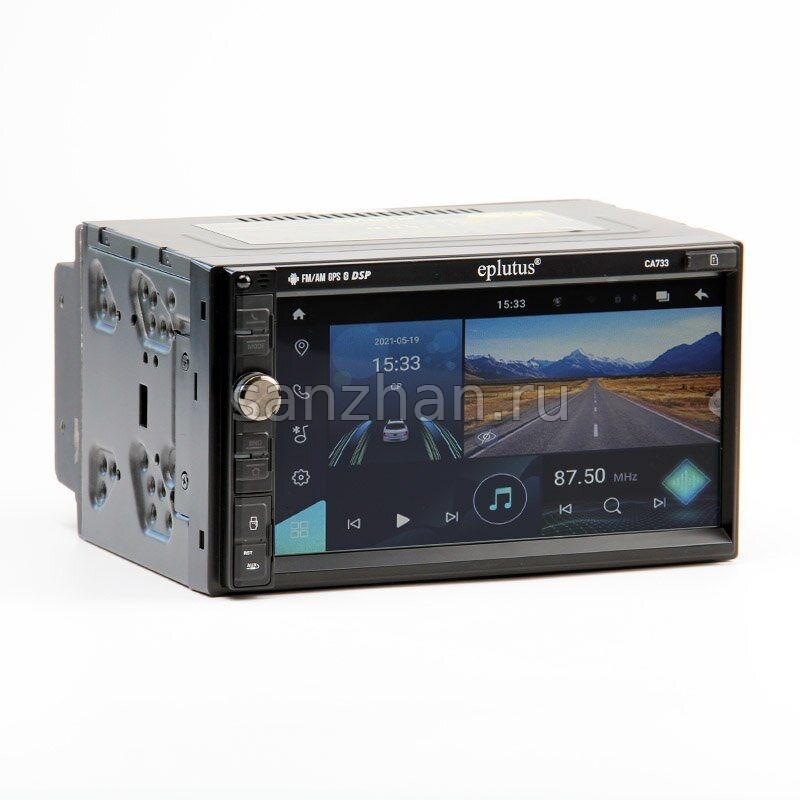 Автомагнитола Eplutus CA733 с сенсорным экраном 7" 2DIN Android 10.0, LTE, Wi-Fi, GPS