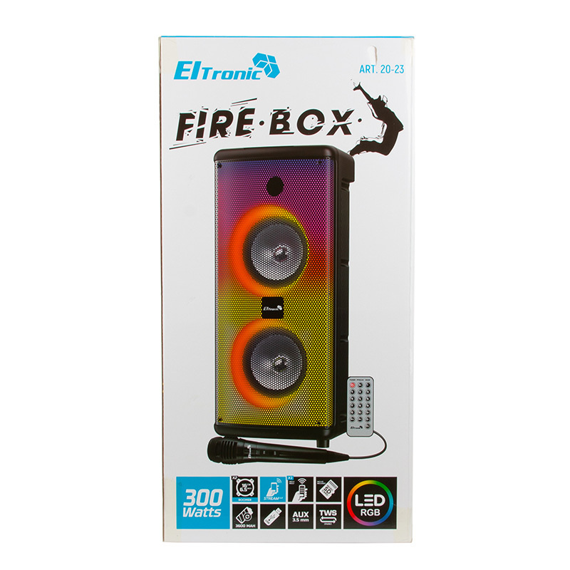 Колонка ELTRONIC 20-23 FIRE BOX 300 динамик 2шт/6.5" с TWS (30 Ватт)