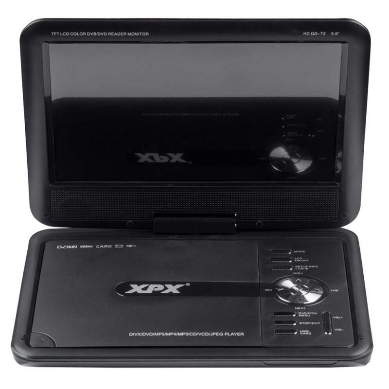 Портативный DVD плеер XPX EA-9099L DVB-T2 тюнер, 9,8 '' (Корея)