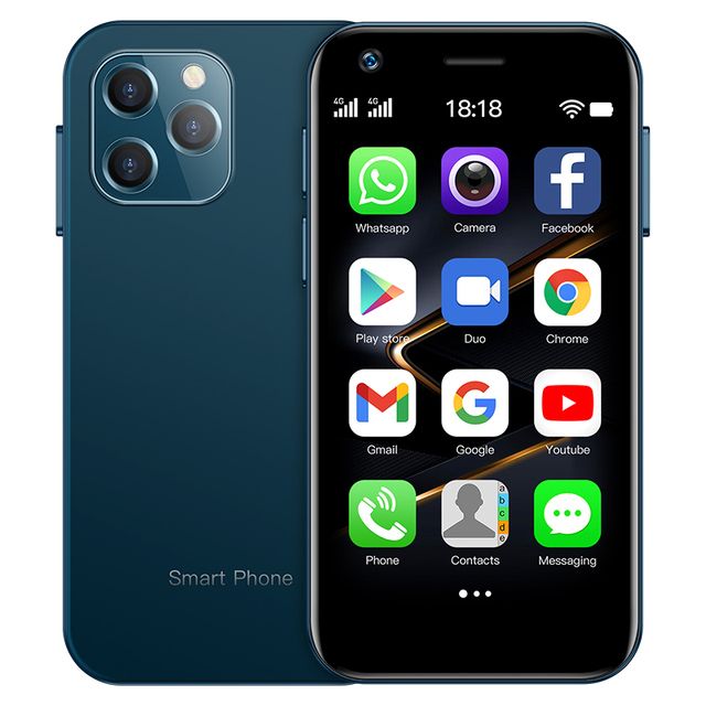 Мини смартфон 4G 2 sim Soyes XS12 MT6737 3+32 гб 3" Android 9.0