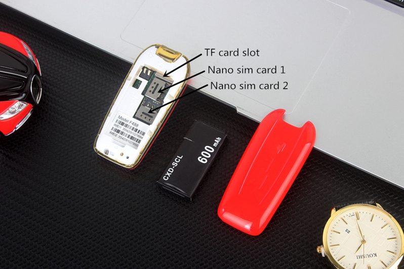 Кнопочный мини телефон с двумя SIM-картами BF488