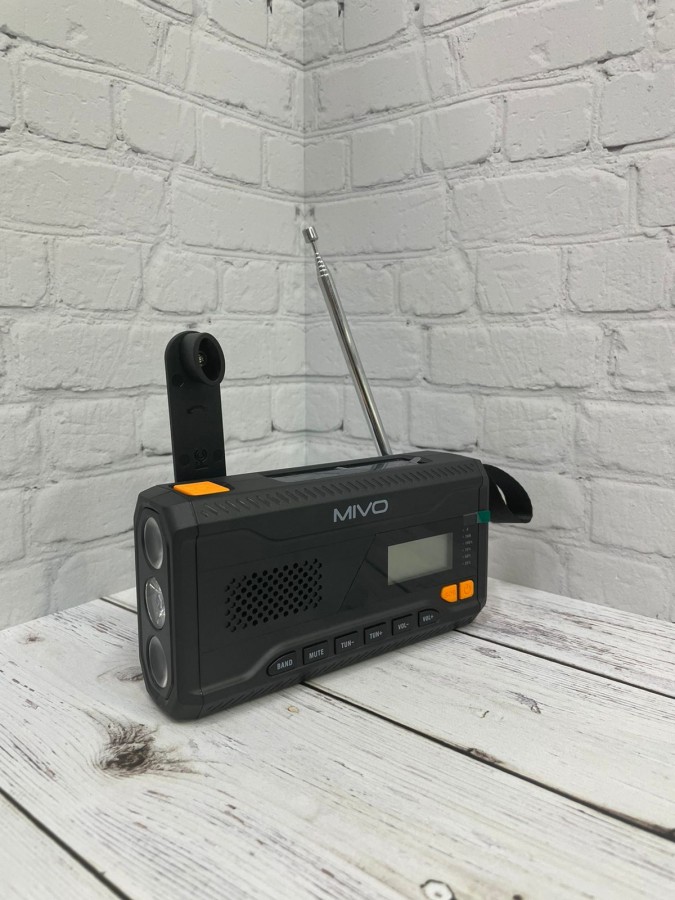 Многофункциональный походный FM радиоприемник Mivo MR-001