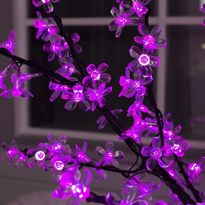 Светодиодное дерево Сакура 3м, 1632 LED с керамическим стволом (розовое)