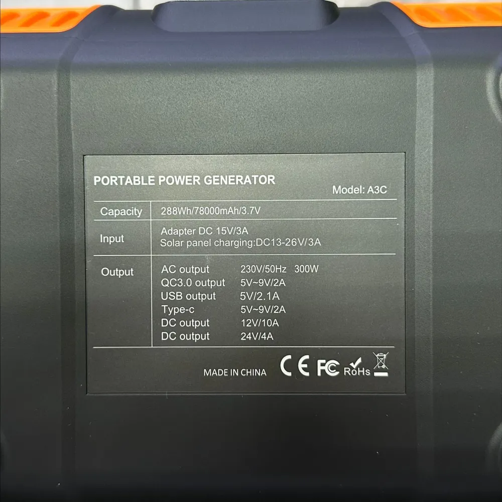 Портативная электростанция 300W Power Station 78000 мАч