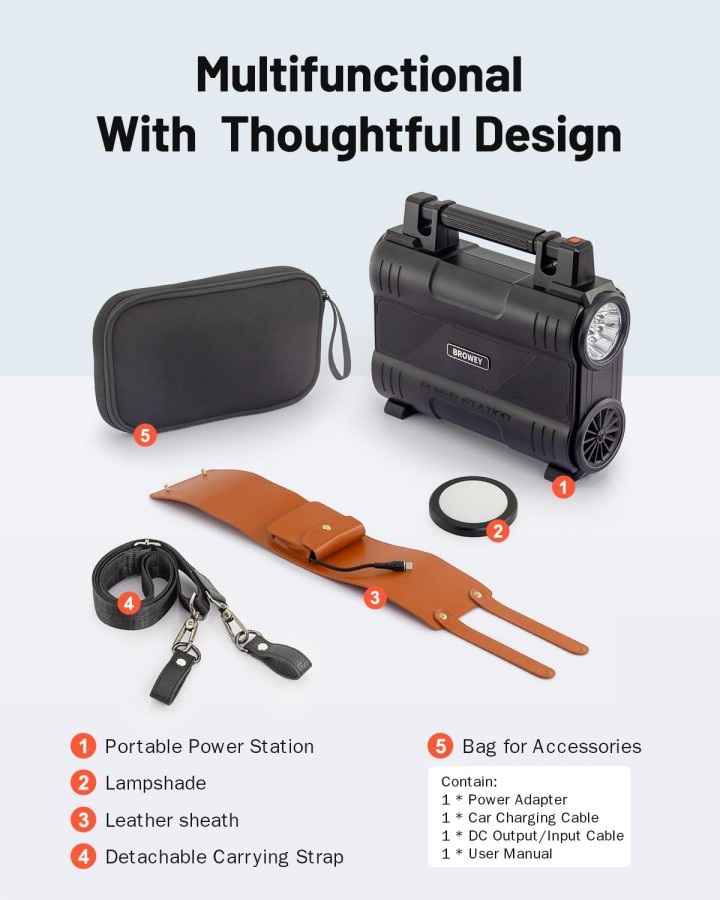 Портативная электростанция Browey 300W