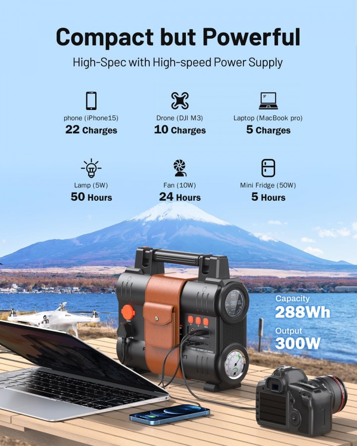 Портативная электростанция Browey 300W