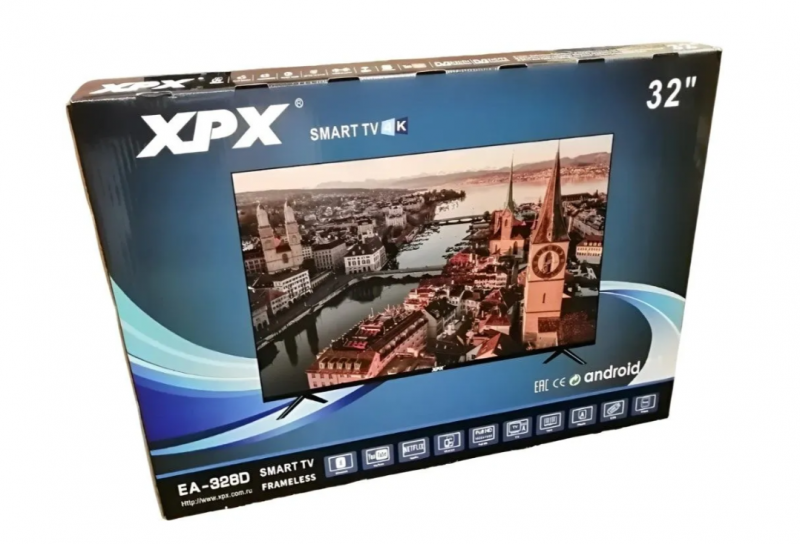 Телевизор XPX EA-328D SMART tv 35"