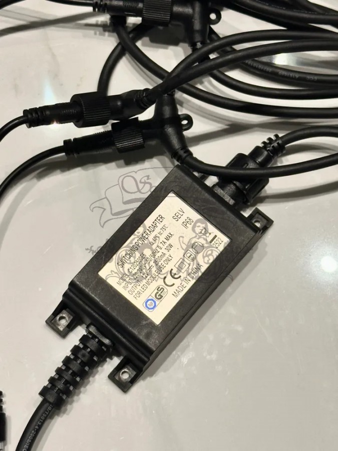 Гирлянда уличная Тающие сосульки 12V комплект 10 шт х 50 см IP68, 540 LED 10 метров белый свет с соединением