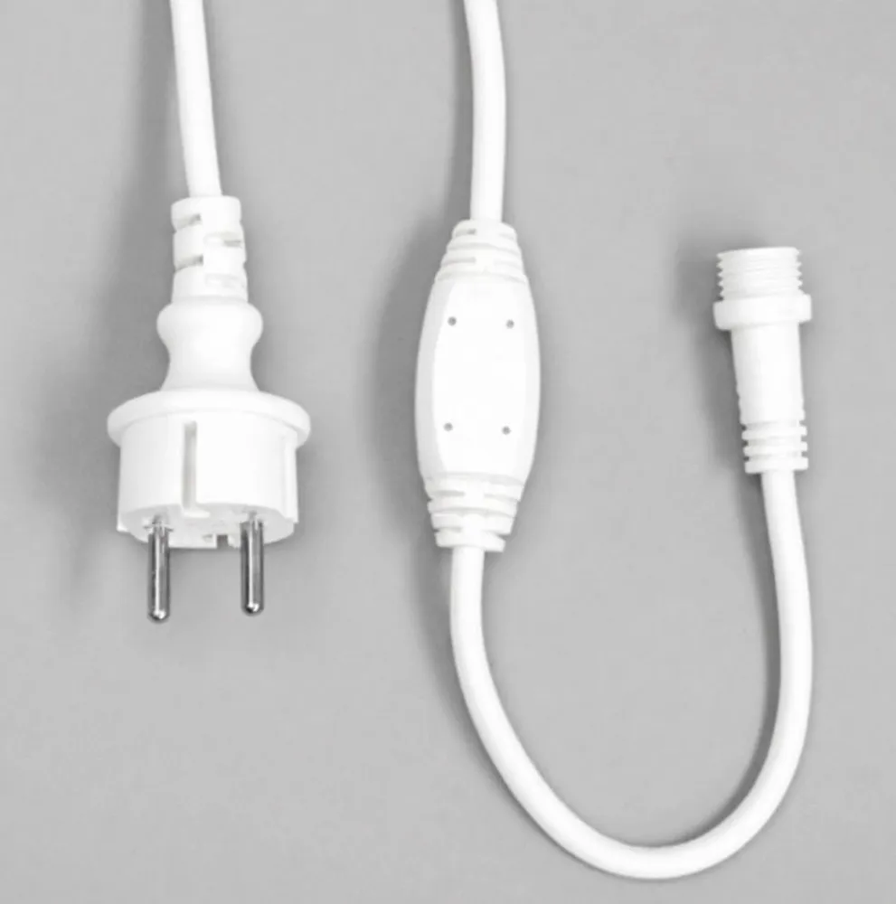 Гирлянда Бахрома уличная 3 метра IP65 120 LED мерцающая (Красная) белый провод