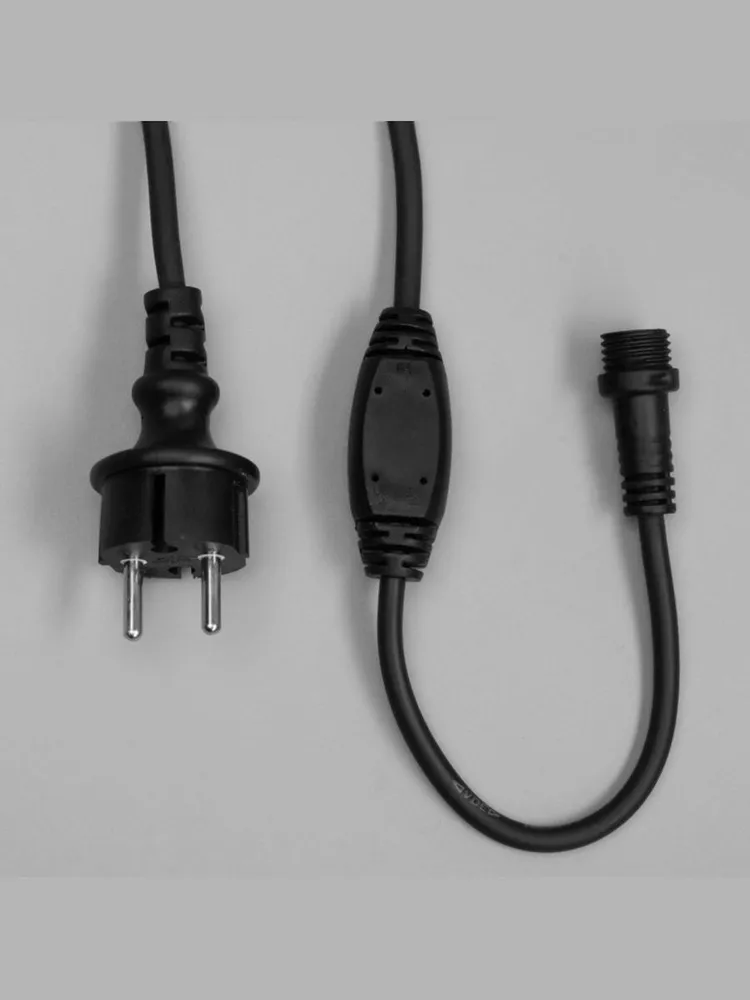 Гирлянда Бахрома уличная 12 м IP65 408 LED мерцающая (Белый теплый) черный провод каучук