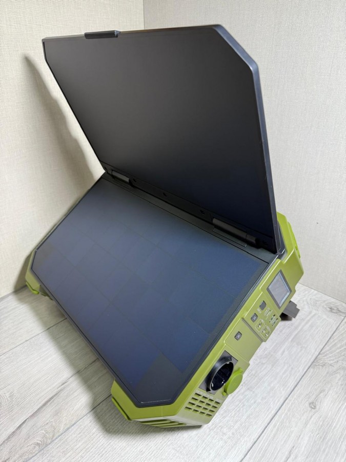 Портативный генератор Browey 1600W с солнечной панелью 40W акб 320000 mAh 220V