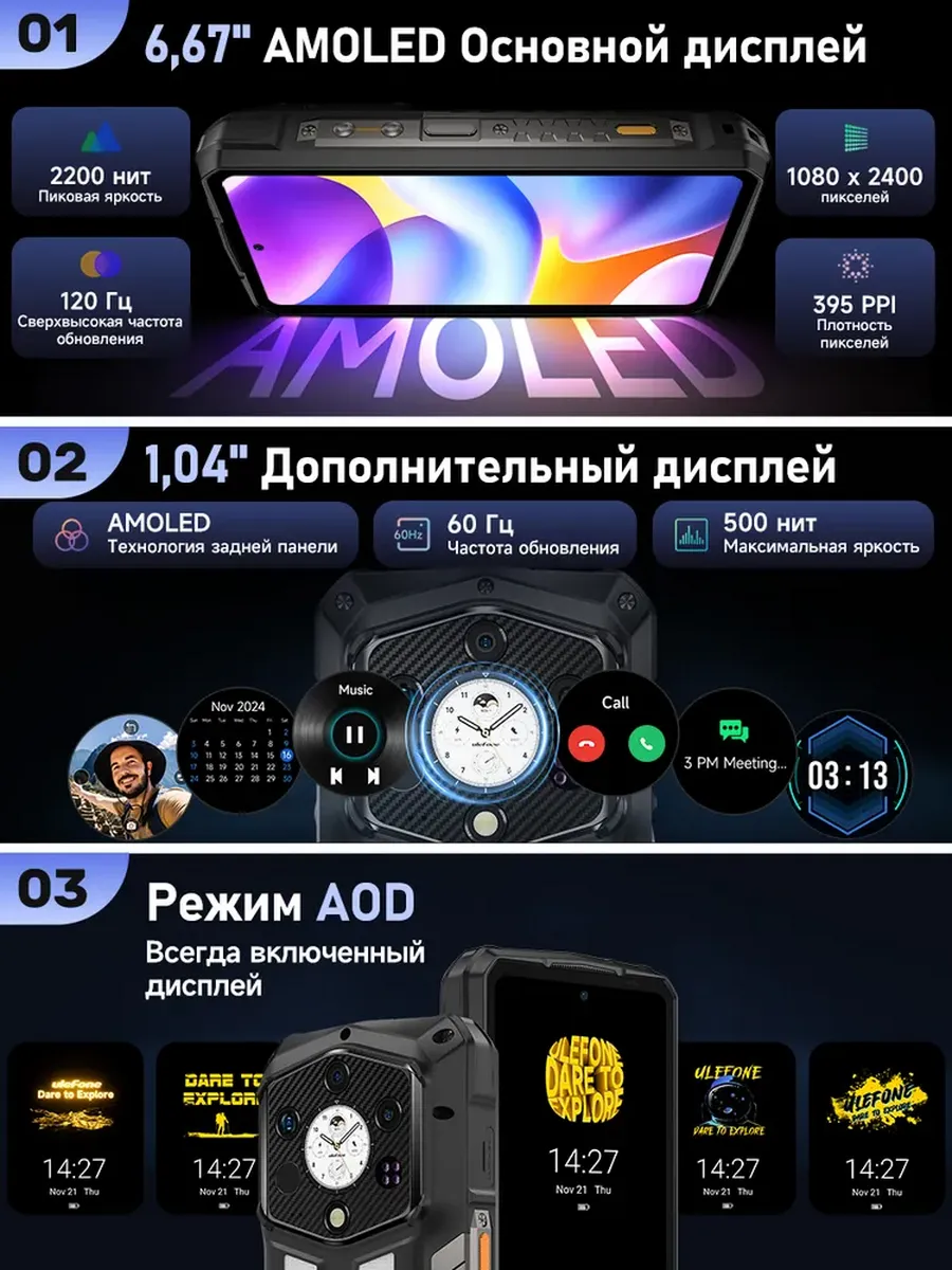 Ulefone Armor 29 Pro смартфон с тепловизором