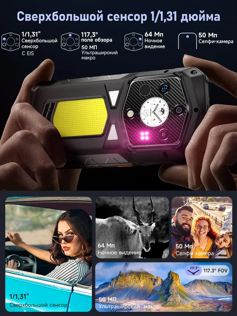 Ulefone Armor 29 Pro смартфон с тепловизором