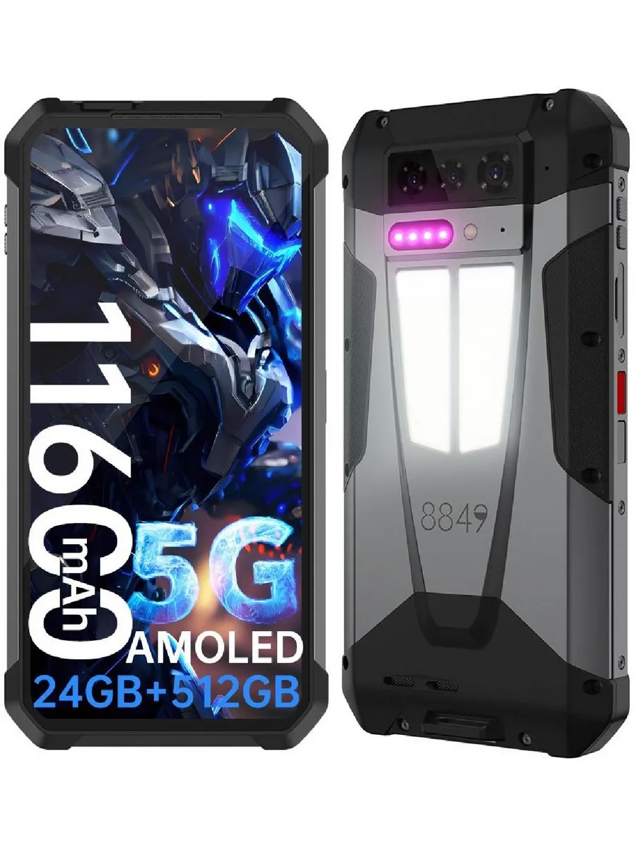 Смартфон Unihertz Tank 4 12/512 ГБ встроенный проектор