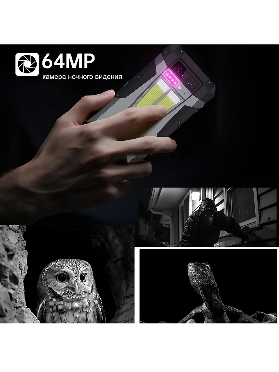 Смартфон Unihertz Tank 4 12/512 ГБ встроенный проектор