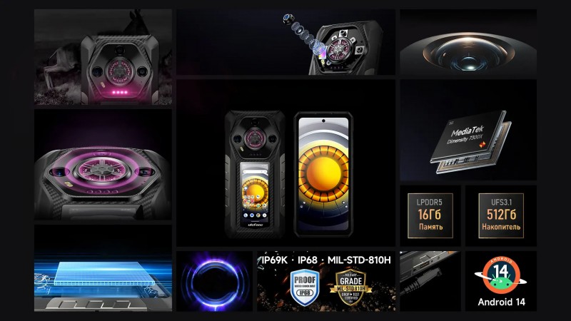 Ulefone Armor 30 Pro смартфон с двумя экранами